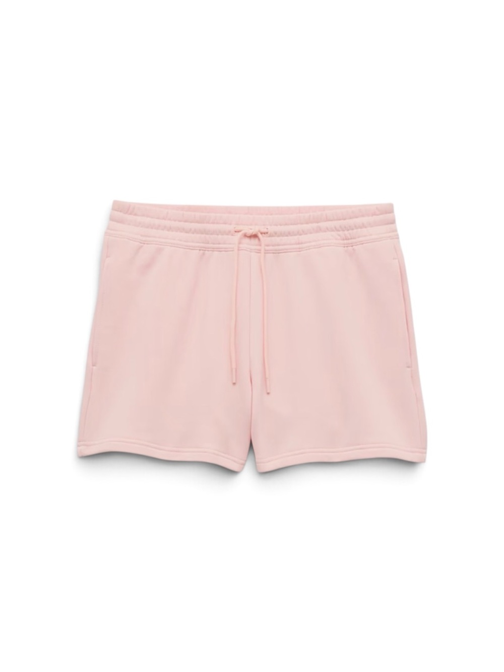 Athleta Light Pink Drawstring Athletic Shorts